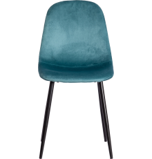 Комплект стульев TetChair Модерн Breeze вельвет light pale green, ножки черные, 4 шт