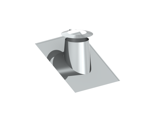 Проход через кровлю с уклоном 26°-35°, нержав.фартук, Jeremias, DW-FU, диаметр, мм-150