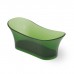 Dea Design Elegant Ванна 175x75x68см., отдельностоящая, Glasstek, прозрачная смола, цвет: Emerald R3. DD8614 1750 R3