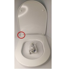 SaleRoca801D12007 The Gap Round Крышка для унитаза Roca The Gap Round Soft Close тонкая Sale801D12007_1029