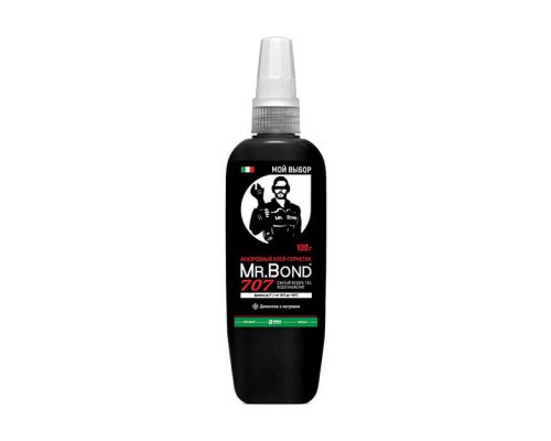 Анаэробный клей-герметик Pipal Chemicals QS Mr.Bond 707 100г. 4070700100 Анаэробный клей-герметик Pipal Chemicals QS Mr.Bond 707 100г. 4070700100