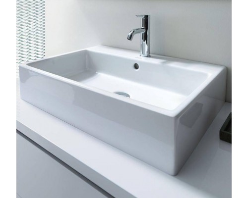Duravit Vero Раковина 80х47 см, 1 отв., с переливом, цвет: белый. 0454800000