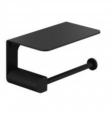 Gessi Rilievo Держатель туалетной бумаги с крышкой, подвесной, цвет: nero XL. 59449#299