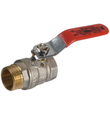Шаровой кран TeRma RED 31032 1", вн-нар, ручка рычаг