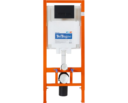 Инсталляция Инсталляция BelBagno BB002-80 + Кнопка Marmi BB012-MR-NERO.M черный матовый