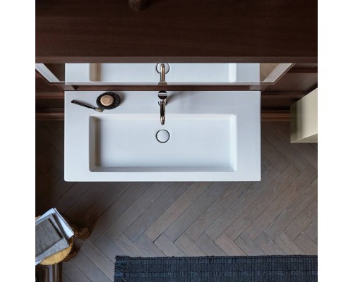 Duravit White Tulip Раковина накладная 105х49см, с переливом, с 1 отв., WonderGliss, цвет: белый	. 23631000001
