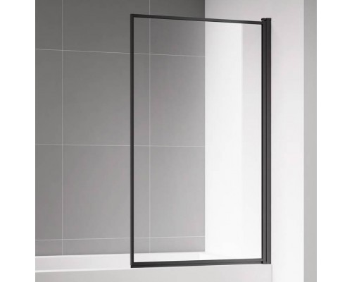 Шторка на ванну AQUAme AQM2859-R 80х140, профиль черный матовый