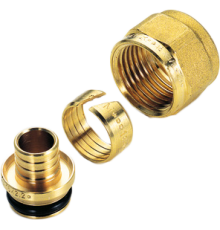 Переходник Tiemme для фитингов на соединения 1/2 x16 для трубы Pe-x 16x2.0mm. 1440009
