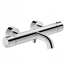 Duravit C.1 Смеситель термостатический для ванны, настенный, с запорным переключателем, цвет: хром. C15220000010