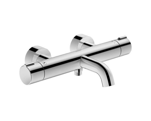 Duravit C.1 Смеситель термостатический для ванны, настенный, с запорным переключателем, цвет: хром. C15220000010