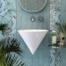 Kerama Marazzi Cono Раковина 44.5х44.5х35см., подвесная, без отв., без перелива, цвет: белый глянцевый. CO.wb.44,  F.WB.CO