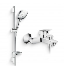 Душевой комплект Смеситель Hansgrohe Logis 71400000 + Гарнитур Raindance Select E 150 27856000 Unica'S Puro