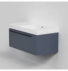 Тумба с раковиной La Fenice Elba 90 подвесная, blu grigio, раковина Cubo 90 R
