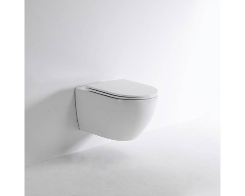 TECEspring R Комплект: Унитаз подвесной, со смывом Tornado flush, сиденье Slim с микролифт и быстрым снятием, цвет: белый глянец
