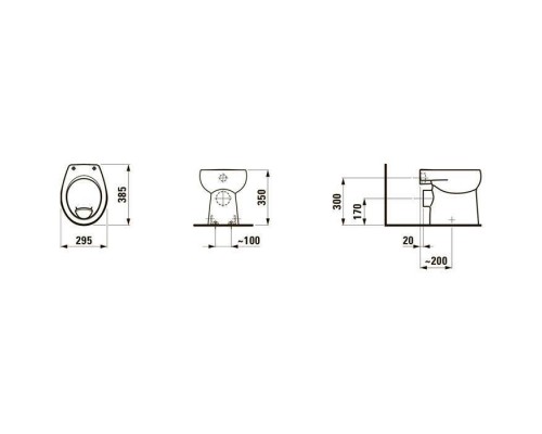 Laufen Florakids Унитаз напольный 38.5х29.5х35 см, слив в стену, цвет: белый . 8.2203.6.000.027.1 Laufen Florakids Унитаз напольный 38.5х29.5х35 см, слив в стену, цвет: белый . 8.2203.6.000.027.1