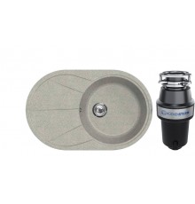 Комплект Мойка Lava E3.SCA scandic + Измельчитель KUCHENSTERN Muhle 351MU35