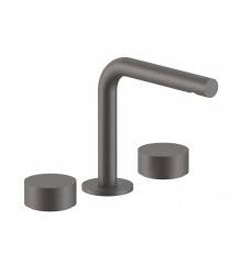 Fantini AF/21 Смеситель для раковины, 3 отв., излив: 15.5 см, цвет: Matt Gun Metal PVD. 27 P5 A204WF