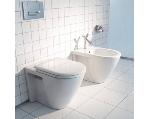 Duravit Starck 2 Биде напольное 57х37см, с 1 отв под смеситель, с креплением, цвет: белый. 2255100000