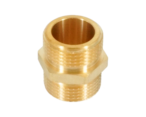 Ниппель, ELSEN, Metalit, НН, 1, 1, латунь, равнопроходной, CN