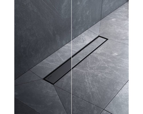 W01SC-U11-050-04BM Трап для душа линейный, универсальный затвор Tile, 50 см W01SC-U11-050-04BM Трап для душа линейный, универсальный затвор Tile, 50 см