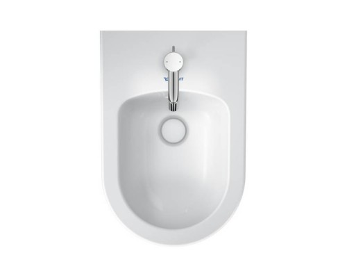 Duravit White Tulip Биде подвесное 37x54 cм, с переливом, с 1 отв., WonderGliss, цвет: белый. 22931500001