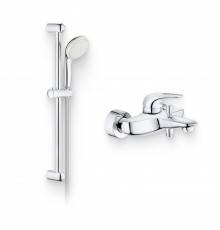 Душевой комплект Смеситель Grohe Eurostyle New 33591003 + Гарнитур Tempesta New 27598001