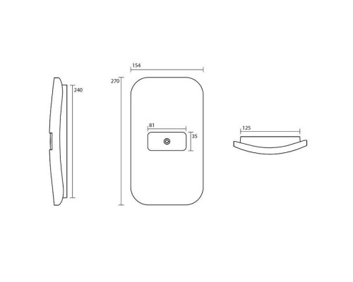 Kerasan Artwork Пластина закрывающая отверстие в стену Moloco + Fix, цвет: белый матовый. 756830