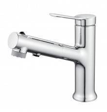 Смеситель для раковины Raffine F281 хром, с выдвижным изливом