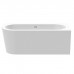KNIEF Wall XS Corner L Ванна в правый угол 165x75x58xсм, с щелевым переливом, без сл-пер, цвет: белый. 0100-091-06,  0100-255-L