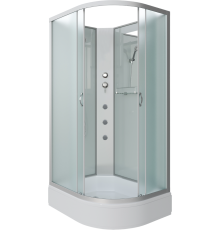 Душевая кабина Niagara Classic NG-33084-14LBKG 100х80 см, без крыши, с гидромассажем
