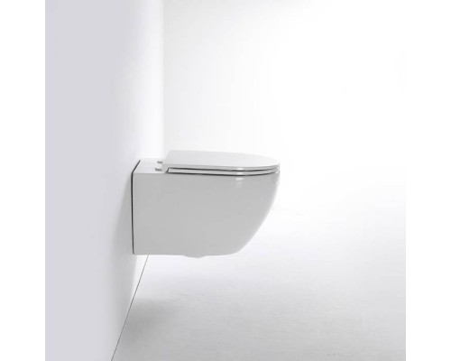 TECEspring R Комплект: Унитаз подвесной, со смывом Tornado flush, сиденье Slim с микролифт и быстрым снятием, цвет: белый глянец