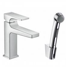 Hansgrohe Metropol Смеситель для биде, на 1 отв., с ручным душем, цвет: хром. 32522000