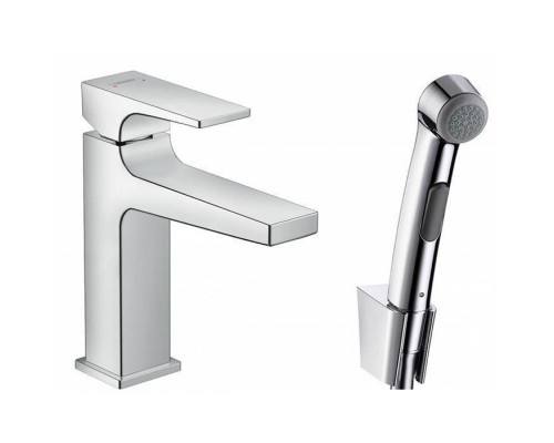Hansgrohe Metropol Смеситель для биде, на 1 отв., с ручным душем, цвет: хром. 32522000 Hansgrohe Metropol Смеситель для биде, на 1 отв., с ручным душем, цвет: хром. 32522000