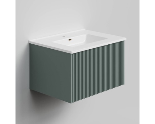 Тумба с раковиной La Fenice Terra 60 подвесная, grigio, раковина Slim Line 60 см Тумба с раковиной La Fenice Terra 60 подвесная, grigio, раковина Slim Line 60 см