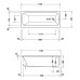 Duravit Qatego Ванна 170х70см., встраиваемая, акриловая, цвет: белый. 700611000000000