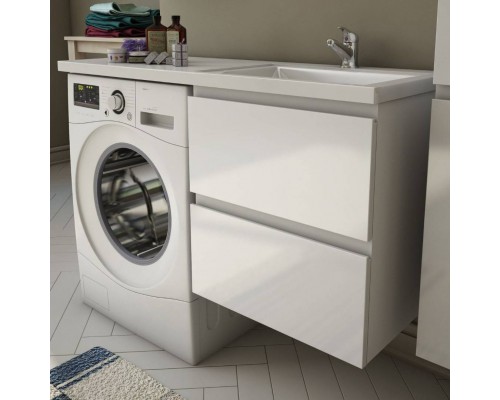Тумба с раковиной Эстет Dallas Luxe 110 R подвесная, 2 ящика