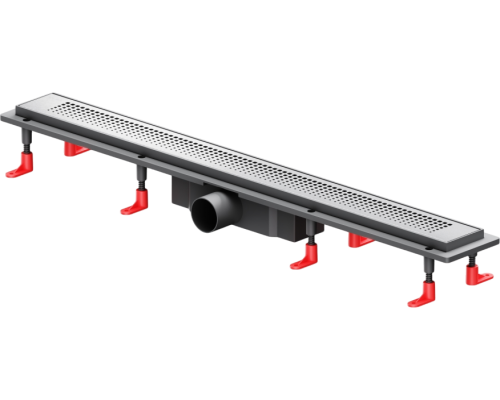 Душевой трап (лоток) AM.PM PrimeFlow Cut Gradient 80 см, сталь матовая