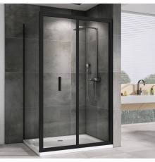 Душевой уголок Abber Sonnenstrand AG07120B-S90B 120x90, профиль черный, стекло прозрачное