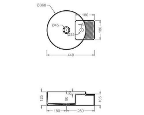 Artceram Cartesio Раковина 44х36см., накладная, 1 отв., цвет: зеленый глянцевый. CAL004 35 00 Artceram Cartesio Раковина 44х36см., накладная, 1 отв., цвет: зеленый глянцевый. CAL004 35 00