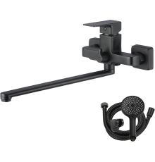 Смеситель для ванны с душем WesnaArt Narcis NAR06-320BL-25221 черный
