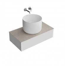 Kerama Marazzi Magica Тумба подвесная, 88.4х48.5х22см., 1 ящик, цвет: утренний серый матовый. MA.90.1\MGR.M