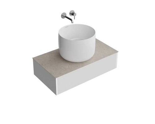 Kerama Marazzi Magica Тумба подвесная, 88.4х48.5х22см., 1 ящик, цвет: утренний серый матовый. MA.90.1\MGR.M