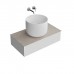 Kerama Marazzi Magica Тумба подвесная, 88.4х48.5х22см., 1 ящик, цвет: утренний серый матовый. MA.90.1\MGR.M