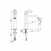Almar Mixers Смеситель для раковины, высокий, 1 отв., без донного клапана, цвет: High Brass Brushed PVD. E214001.HB