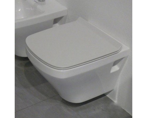 Duravit DuraStyle Комплект: подвесной унитаз 257109 37х48см.+ сиденье с автоматическим закрыванием 006739. 45710900A1 (257109+006379)