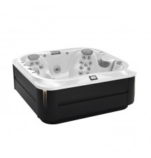 Jacuzzi SPA J335 Минибассейн 214х214х92см, ClearRay+Ozone, подсветка IR и Red, стереосистема, акрил Porcelain, с крышкой, цвет: Smoked Ebony. 903002411,  ZP76RY0EWM0