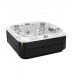 Jacuzzi SPA J335 Минибассейн 214х214х92см, ClearRay+Ozone, подсветка IR и Red, стереосистема, акрил Porcelain, с крышкой, цвет: Smoked Ebony. 903002411,  ZP76RY0EWM0