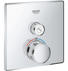 Термостатический смеситель встраиваемый Grohe Grohtherm SmartControl 29123000, С ВНУТРЕННЕЙ ЧАСТЬЮ, хром