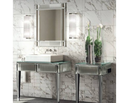 Oasis Rialto Комплект мебели напольный, №1, L98xP51x H:200см, цвет: ribbed mirror/хром. Oasis Rialto Комплект мебели напольный, №1, L98xP51x H:200см, цвет: ribbed mirror/хром.