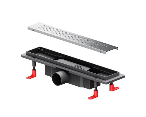 W02SC-P11-040-01SB Трап для душа линейный, универсальный затвор Cut Gradient, 40 см